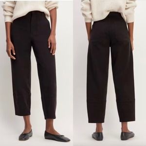 Everlane The Utility Barrel Pant In Black Size 10 Tall